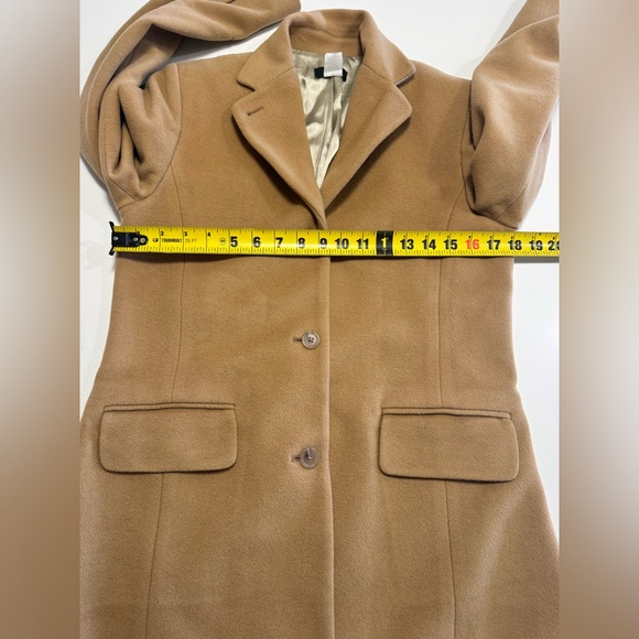 J Crew Women’s Top Coat Cashmere & Wool Camel Color - Picture 7 of 11